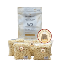 ราคา CLB W28 แบ่งขาย500g แคลเลอร์บาว ไวท์ช็อคโกแลต กูแวร์ตูร์ 28 CALLEBAUT White Couverture 28 (20673864327)