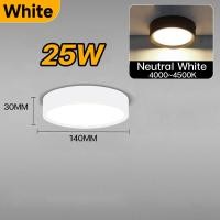 ราคา ไตรรงค์ ไฟดาวน์ไลท์ LED โคมไฟเพดาน Downlight ไฟ LED 3 สีเปลี่ยน ดาวน์ไลท์แบบติดตั้งบนพื้นผิวไฟเพดานทรงกลม 220 265V ใช้สำหรับห้องนอนห้องครัว ไฟ led ไฟติดเพดาน ไฟเพดาน ไฟห้องนอน (21952971477)