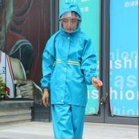 ราคา Rain Suit ชุดกันฝน กันเปียก เสื้อกันฝน สีฟ้า สีเนวี สีชมพู สีฟ้าเข้ม มีแถบสะท้อนแสง รุ่นหมวกติดเสื้อ size L 3XL (21733756303)