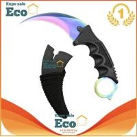 ราคา EXCEEDBYTECH K01 Karambit Knife มีดพก มีดคารัมบิต มีดเดินป่า มีดใบตาย มีดควง ใบคมและแหลม สีรุ้ง ไทเทเนียม (21724620343)