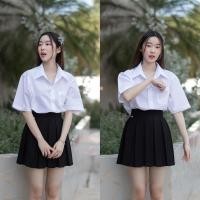 ราคา เสื้อ นักศึกษา ทรงบอยมีกระเป๋า ทรงตรงไม่เข้ารูปoversize Sz 36 56 (21349271206)