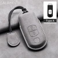 ราคา 1ชิ้นใหม่พวงกุญแจคลุมทั้งหมดเคสกุญแจรถยนต์หนังแกะสำหรับ Mazda 2 3 6 Axela Atenza Demio CX 5 CX5 CX 3 CX 7 CX8 CX 9 2016 2017 2018 2 3ปุ่มอุปกรณ์ตกแต่งภายใน (20743466632)