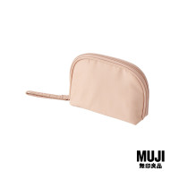 ราคา มูจิ กระเป๋าเครื่องสำอาง MUJI Polyeste Mini Pouch Pink Beige 10 5x3x7 5cm (22087307716)