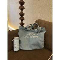 ราคา กระเป๋าผ้าแคนวาสสีวินเทจสไตล์อเมริกันพร็อพกระเป๋าสะพายไหล่ผ้ายีนส์สำหรับคลาส (21993706705)