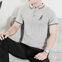 ราคา Suikone เสื้อเชิ้ตผู้ชายโปโลแขนสั้นเสื้อโปโลธุรกิจมีปกเสื้อยืด (21151325550)