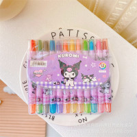 ราคา Sanrio Kuromi Purin Cinnamoroll Melody ดินสอสีน้ํามัน หมุนได้ เพ้นท์สีน้ํามัน สําหรับเด็ก ของขวัญวันเด็ก และรางวัล อุปกรณ์ศิลปะ พู่กันสี (22030150594)