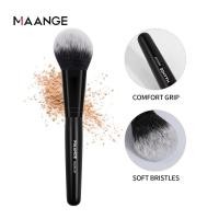 ราคา MAANGE multifunctional makeup brush high quality wooden soft bristle foundation brush loose powder brush Cheek brush black (21566058472)