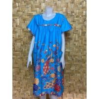 ราคา ชุดกระโปรง ชุดนอน ชุดอยู่บ้าน แขนสั้น ผ้าปาเต๊ะ สีสันสดใส ใส่สบาย ไม่ตกสี ขนาดฟรีไซส์ (22006516812)