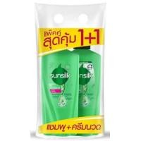 ราคา Sunsilk ซันซิล ซันซิลแชมพู แชมพูสระผม และครีมนวดผม ขนาด 350 มล เลือกสูตร แพ๊คสุดคุ้ม 1 1 (22093775387)
