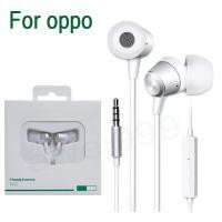 ราคา หูฟัง OPPO เปลือกหูโลหะ รุ่น MH 130 ของแท้เสียงเบสหนักแน่น AAAไมโครโฟนในตัว รับประกัน 1 ปี 3 5mm (15283454919)
