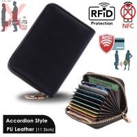ราคา RFID ผู้ถือบัตรป้องกัน RFID กระเป๋าเงินบัตรเครดิต PU กระเป่าเก็บบัตร กระเป๋าบัตร การ์ด บัตรเครดิต ATM RFID การปิดกั้นกระเป๋าสตางค์ซิป ผู้ถือบัตรหนัง PUป้องกันโจรกรรมข้อมูล (21904659092)