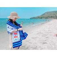 ราคา ผ้าคลุมไหล่ ผ้าชายทะเล ผ้าปูชายหาด ผืนใหญ่ ตัดชุดได้ ชื้อเป็นของฝาก ของขวัญ พร้อมส่ง (21544837939)