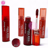 ราคา Kiss Beauty Lip Gloss Glow Color สีชัดเข้ม กันน้ำ ติดทน ทาไม่ตกร่อง (21760619613)