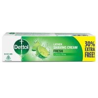 ราคา Dettol lather shaving cream 60g 18gfree 78g (19259205457)