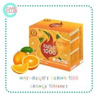 ราคา NatureGift Berna 1000 เนเจอร์กิฟ เบอร์น่า รสส้ม รสมะนาว 10 ซอง 1 กล่อง (17238444544)