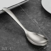ราคา ช้อนข้าวสไตล์เกาหลี ช้อนเกาหลี ช้อนซุปเกาหลี สแตนเลส304 (21190481942)