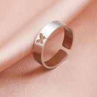 ราคา SKYRIM Womens Ring Couple Butterfly Open Ring Adjustable Ring Fashion Jewelry (22087454369)