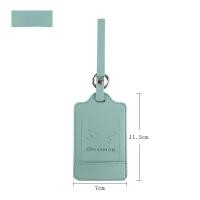 ราคา Smilewil ป้ายชื่อห้อยกระเป๋า สายคล้อง หนังPu ปรับได้ พวงกุญแจป้ายชื่อ ป้ายกระเป๋าเดินทาง แท็กกระเป๋านักเรียน เรียบหรู สวยงาม (22012359360)