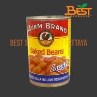 ราคา อะยัม ถั่วขาวในซอสมะเขือเทศ 425 กรัม Ayam Baked Beans in Tomato Sauce 425 g (22013326298)