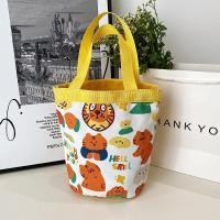 ราคา กระเป๋าอเนกประสงค์ กระเป๋าใบเล็ก สำหรับใส่กล่องข้าว ทรงบักเก็ต (22123429667)