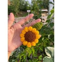 ราคา ดอกทานตะวันพวงกุญแจดอกไม้ไหมพรมพวงกุญแจดอกทานตะวัน (21557283253)