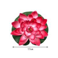 ราคา ดอกบัวลอยน้ำ เสริมฮวงจุ้ย พร็อพถ่ายรูป ตกแต่งบ้าน สวน สระ ดอกบัวปลอมลอยน้ำ ดอกบัว ดอกบัวมงคล 10cm 17cm (21144703682)