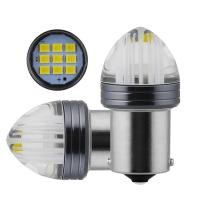 ราคา FG P21W BA15S LED 1ชิ้นหลอดไฟ LED P21 5W 1157 BAY15D LED สัญญาณเลี้ยวรถโคมไฟอัตโนมัติไฟเบรค (11449577929)