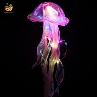ราคา โคมไฟแมงกะพรุนเรืองแสงสีสันสดใสโคมไฟรูปดอกไม้ LED แบบพกพาโคมไฟสร้างบรรยากาศแขวนได้สำหรับเด็กผู้หญิงโคมไฟประดับตอนกลางคืนห้องนอนธีมทะเลของตกแต่งงานปาร์ตี้ (21884580642)