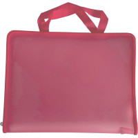 ราคา กระเป๋าใส่เอกสาร เย็บซิปรอบ พื้นสี ขนาด A4 คละสีได้ (19909739027)