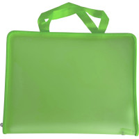 ราคา กระเป๋าใส่เอกสาร เย็บซิปรอบ พื้นสี ขนาด A4 คละสีได้ (19909739029)