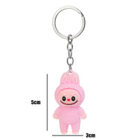 ราคา Lovely girls house 4Pcs พวงกุญแจแฟนซี POP MART Labubu พวงกุญแจตุ๊กตา Macaron มีสี (22093322175)
