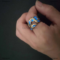 ราคา Luhuiyixxn แหวนมังกรบินได้ทันสมัยสำหรับผู้ชายแหวนรูปมังกรบินได้ปรับแสงได้แหวนตกแต่งเครื่องประดับฮาโลวีนเรืองแสง (21227474391)