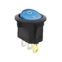 ราคา สวิตช์กลม เปิด ปิด พร้อมไฟ LED DC 12V 20A ขนาด 20 มม KCD1 5 101EN ON OFF Round Rocker Toggle Switch Push Button Sw (17175603613)