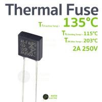 ราคา เทอร์โมฟิวส์ Thermal Fuse ฟิวส์อุณหภูมิ ฟิวส์ความร้อน 2A 250V หม้อหุงข้าว กระติกน้ำร้อน พัดลม 130C 135C 145C แบบเหลี่ยม (22124706453)