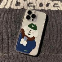 ราคา MAIFUWEI หมีรูปร่างป้องกันการวางโทรศัพท์สามเหลี่ยมสำหรับ iPhone7 7พลัส8 8พลัส XS XR 11 12 13 14 15 Pro บวก PROMAX (22064748196)