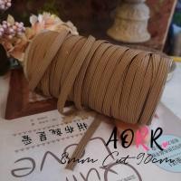 ราคา 8mm ยางยืดวีนัส ยางยืด ยางยืดเอนกประสงค์ ขนาด 8 มิล x แบ่งตัดความยาว 90 เซนติเมตร 8mm Rubber Elastic Braid Cord for Garments (16291298784)