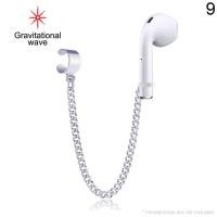 ราคา Gravitational Wave Stylishหูฟังไร้สายไทเทเนียมโซ่ป้องกันต่างหูสำหรับAirPods (4330024767)