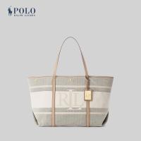 ราคา Polo Ralph Lauren กระเป๋าผู้หญิง Logo Jacquard Large Emerie Tote รุ่น WALRBAG0G620241 สีหลากสี (21398248513)