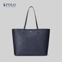 ราคา Polo Ralph Lauren กระเป๋าผู้หญิง Crosshatch Leather Large Karly Tote รุ่น WALRBAG0G620256 สีฟ้า (21846442525)