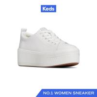 ราคา KEDS รองเท้าผ้าใบ มีส้น รุ่น SKYLER LEATHER สีขาว WH67872 (21898182809)