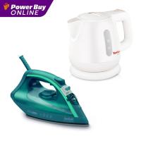 ราคา TEFAL เตารีดไอน้ำ กาต้มน้ำไฟฟ้า รุ่น FV1720 BF8121 (20880070556)