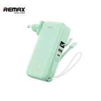 ราคา Remax Maxx Powerbank รุ่น W1003 ความจุ 10000 mAh แบตสำรอง ชาร์จไว มีสายชาร์จและปลั๊กในตัว พาวเวอร์แบงค์ (22141903516)