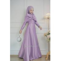 ราคา ชุดเดรสอิสลามสำหรับผู้หญิง ชุดพร้อมผ้าคลุม แถมฟรีผ้าคลุม ชีฟองพันยาวผืนเปล่า รุ่นดาวิ แฟชั่นมุสลิม ชุดเดรสทรงบานใส่ออกงาน สวยมาก (21826624235)