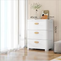 ราคา Ecoo MALL โต๊ะข้างเตียง ตู้ลิ้นชัก ตู้เก็บของ ตู้ข้างเตียง ชั้นวางของ ขาว 3 4 5 6 7ชั้น (22052357852)