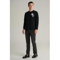 ราคา Mc jeans เสื้อยืดแขนยาวผู้ชาย คอกลม สีดำ MTTZ764 (22024133998)