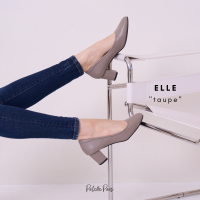 ราคา size ปกติ Palette Pairs ELLE รองเท้าคัทชู ส้นสูง2นิ้ว หนังนิ่ม พื้นนุ่ม ไม่กัด ใส่สบายมาก สีเข้ากับชุดง่าย (7846911997)