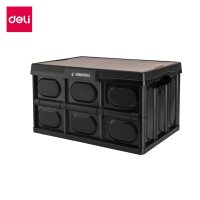 ราคา Deli กล่องพับได้พร้อมฝาปิดไม้ 30L 55L กล่องใส่อุปกรณ์แคมป์ปิ้ง ลังเก็บของ ลังเก็บของหลังรถ พับได้ พกพาสะดวก ใช้งานได้หลากหลาย รับน้ำหนักได้เยอะ Folding Box (22056678105)