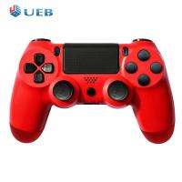 ราคา เกมแพดที่รองรับบลูทูธพร้อมระบบสั่นจอยควบคุมเกมระบบสั่นรองรับเกมไร้สาย6แกนสำหรับ PS4 (21827798007)