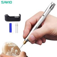 ราคา SAVIO เครื่องเจียรสว่านไฟฟ้าไร้สายขนาดเล็ก3 7V เครื่องขัดส้นเท้าไร้สายพร้อมแบตเตอรี่ปากกาแกะสลัก Dremel แบบชาร์จไฟได้ (20321454414)