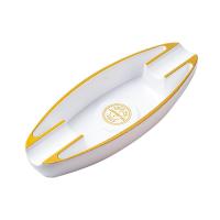 ราคา Cuban Cegar Ashtray Travel Compact Home Office Ciga Holder with 2 Grooves Boat Shape Design (20730072086)